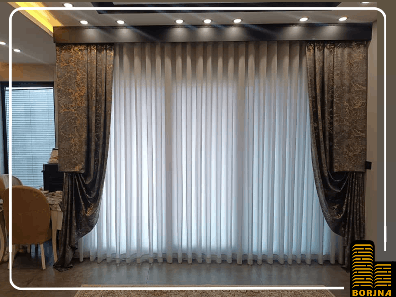 پروژه اجرایی پرده پذیرایی